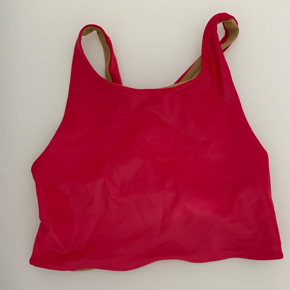 Carbon38 High Neck Crisscross bra